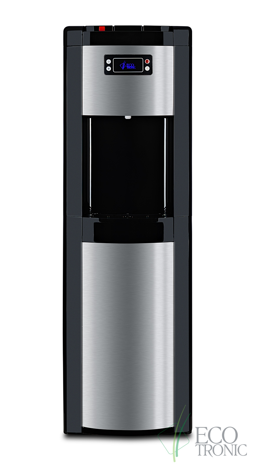 Кулер для воды Ecotronic P9-LX Black с нижней загрузкой бутыли в магазине Тольятти-Водокачка, фото 