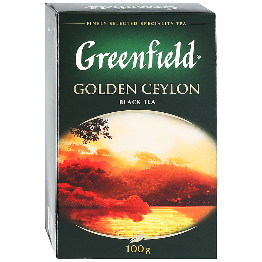 Чай GREENFIELD Чёрный цейлонский (Golden Ceylon) 100 гр. в магазине Тольятти-Водокачка, фото 