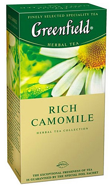 Чай GREENFIELD Травяной ромашка (Rich Camomile) 25 пак. в магазине Тольятти-Водокачка, фото 