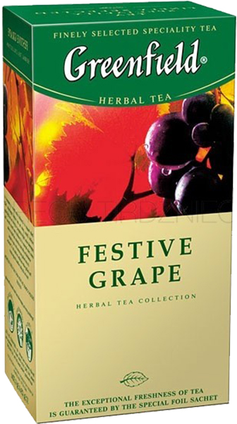 Чай GREENFIELD Травяной гибискус и шиповник (Festive Grape) 25 пак. в магазине Тольятти-Водокачка, фото 