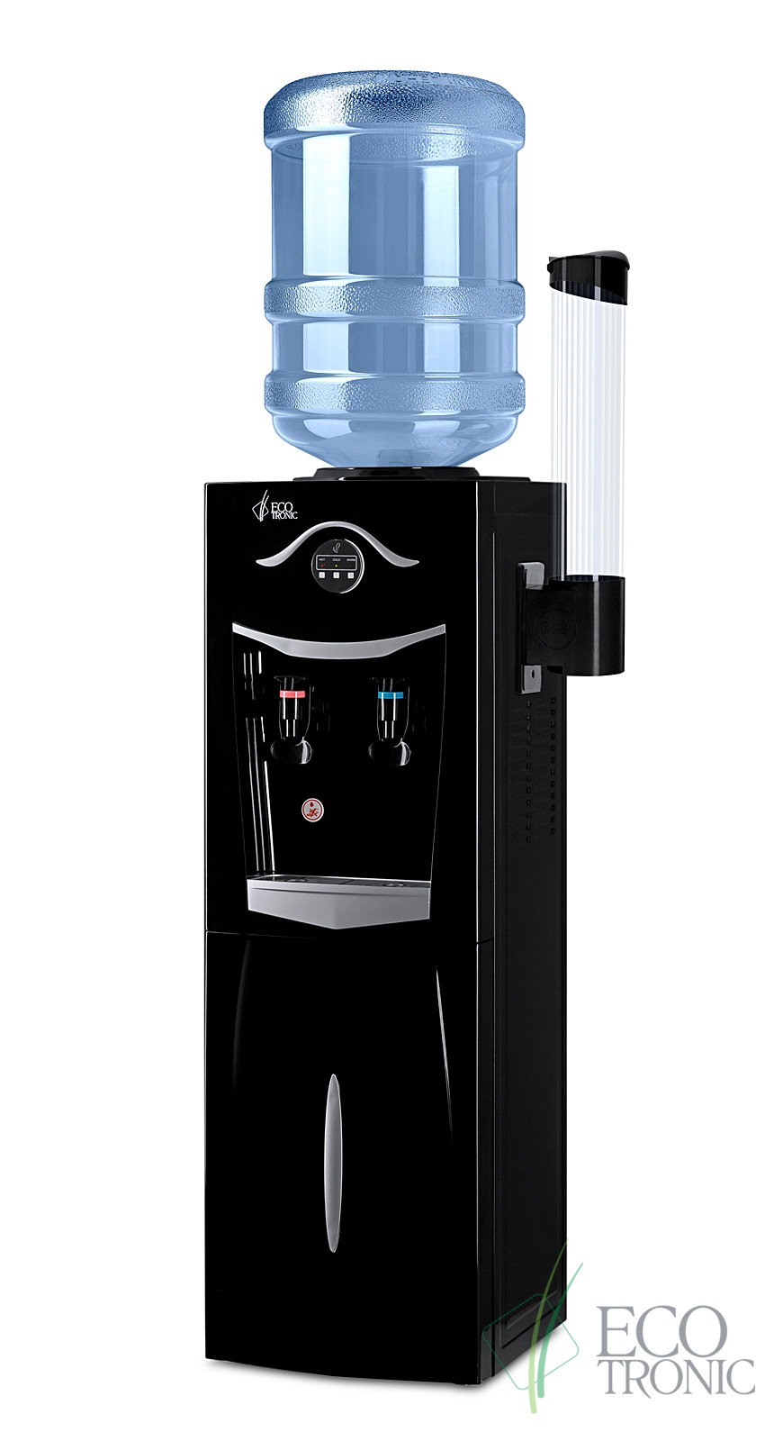 Кулер для воды Ecotronic K21-LF black+silver с холодильником в магазине Тольятти-Водокачка, фото . Фото N2