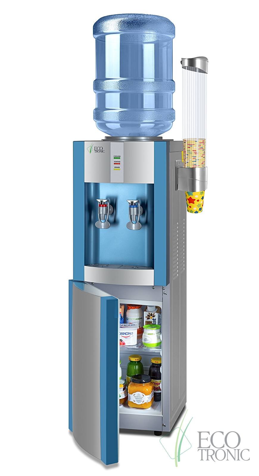 Кулер для воды Ecotronic H1-LF с холодильником в магазине Тольятти-Водокачка, фото 
