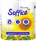 Полотенца бумажные SOFFICE 2 рул 2 сл. в магазине Тольятти-Водокачка, фото 