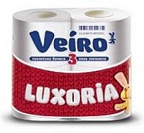 Бумага туалетная VEIRO Luxoria 3 сл. (4 рул.)  в магазине Тольятти-Водокачка, фото 