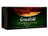 Чай GREENFIELD Чёрный цейлонский (Golden Ceylon) 25 пак. в магазине Тольятти-Водокачка, фото 