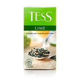 Чай TESS Зелёный лайм (Lime) 25 пак. в магазине Тольятти-Водокачка, фото 