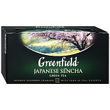 Чай GREENFIELD Зелёный японский (Japanese Sencha) 25 пак в магазине Тольятти-Водокачка, фото 